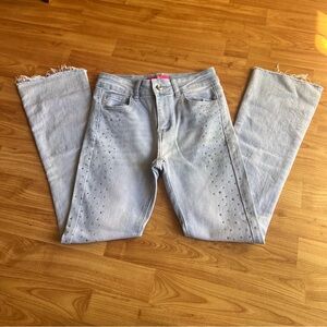 Flying Angel Girl Light Blue Jeans